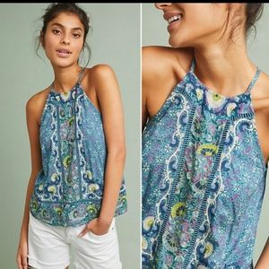 Anthropologie by Akemi&Kin Embroided Halter Top